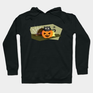 Halloween Cute Pumpkin Cat [HT] Hoodie